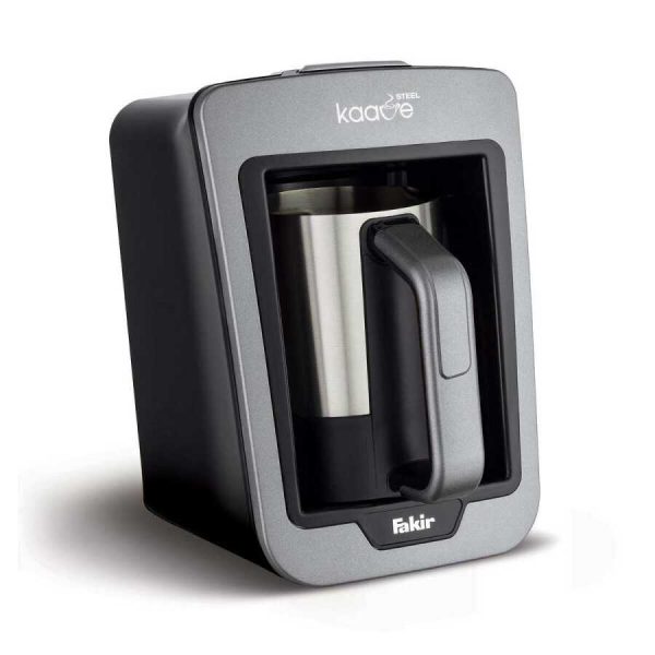 Kaave Steel Turkish Coffee Maker (Silver Stone)