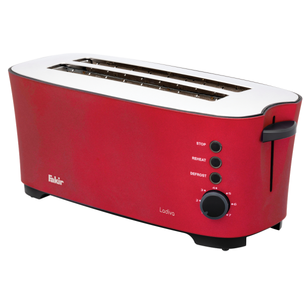 Ladiva Pop-Up Toaster (Rouge)