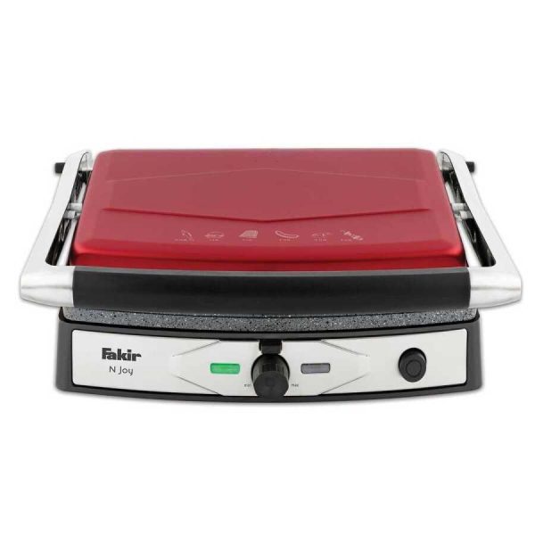 N Joy Grill & Sandwich Maker (Rouge)