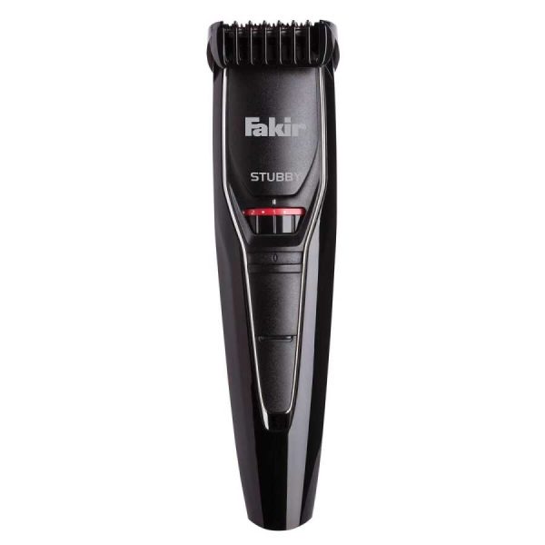 Stubby Beard Trimmer (Black, Chrome)