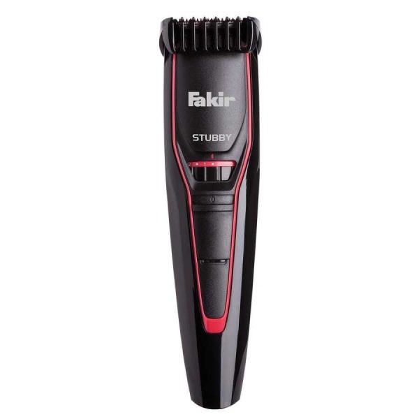Stubby Beard Trimmer (Red, Black)